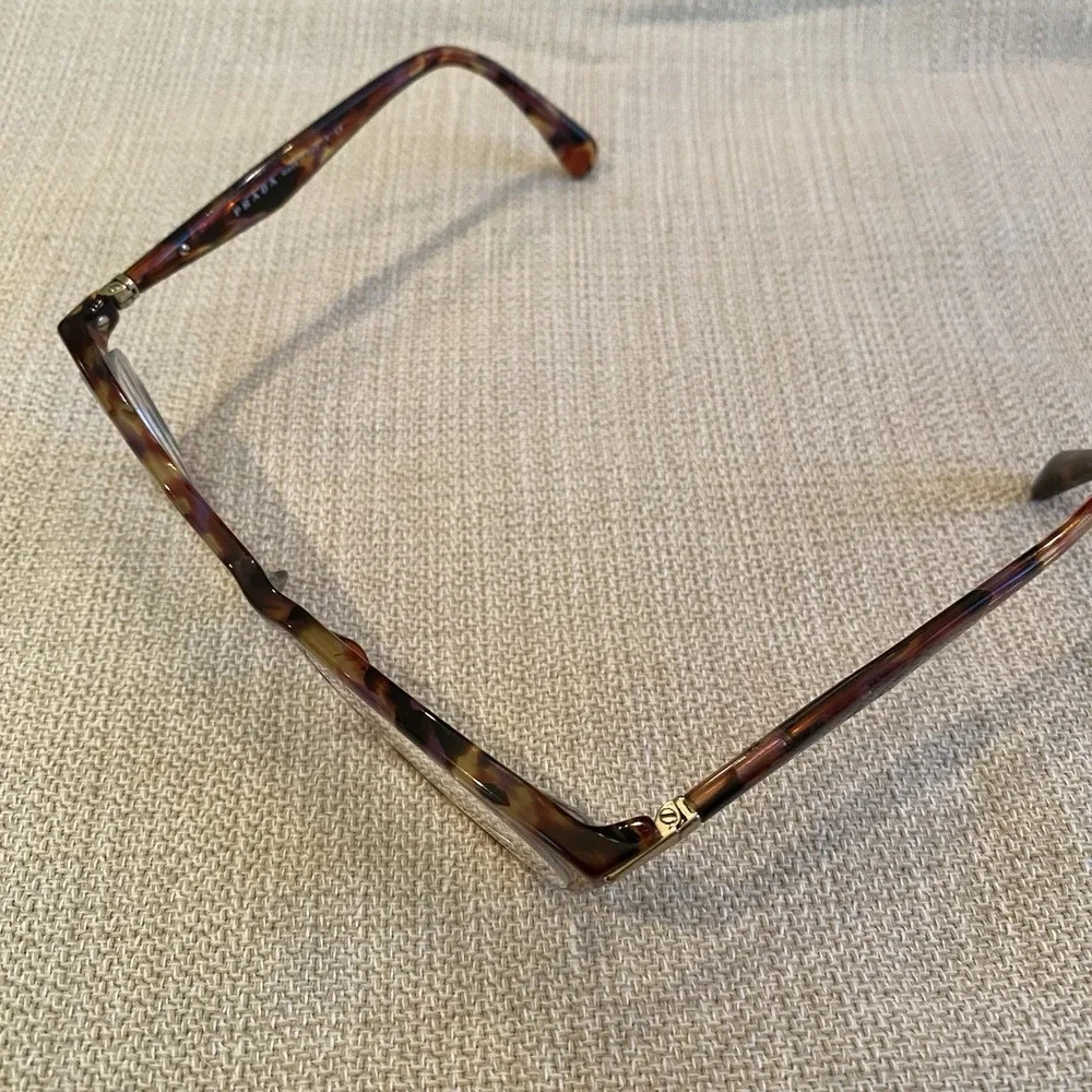 Prada Eyeglasses Frame VPR 15P Womens Cat Eye Tortoise Purple 53-16-135 RX